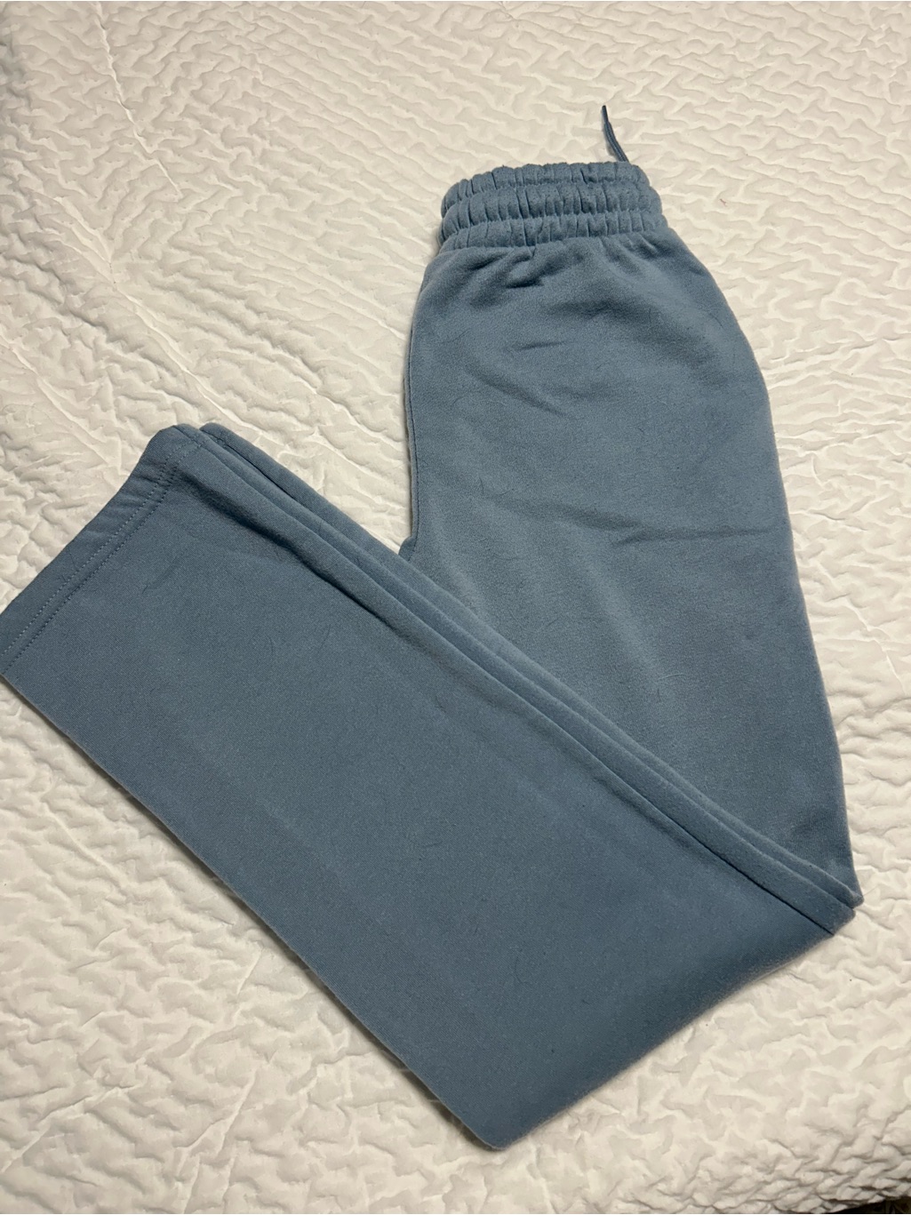 Women’s Cozy Fleece Straight Leg Sweatpants In Slate Blue